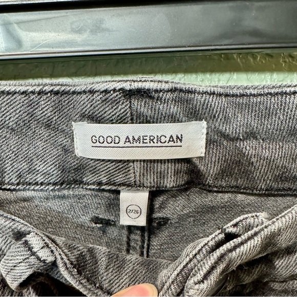 Good American Women's Charcoal Skinny Jeans - Picture 2 of 5